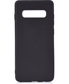 GreenGo Samsung  Samsung Galaxy S10 Plus Matt TPU Case Black Neoriģinālie Maciņi