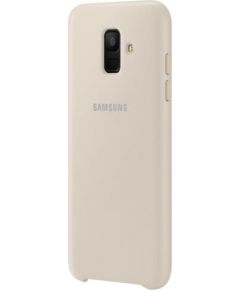 Samsung   A6 2018 A600 Dual Layer Cover Gold Neoriģinālie Maciņi