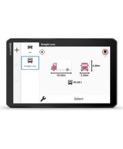 Garmin   Dezl LGV820 8″ GPS Truck Sat Nav GPS Navigācijas sistēmas