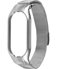 Tactical Xiaomi  Loop Magnetic Steel Band Mi Band 7 Silver Smart pūlksteņu aksesuāri
