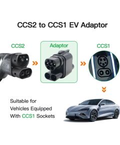 iLike   MG2DC CCS Combo 2 to CCS Combo 1 DC Adapteris 250A High Power 150kW Jaunumi - Audio-Video