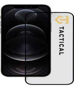 Tactical Apple  iPhone 12 Pro Max Glass 2.5D Full Glue Black Защитная пленка для экрана