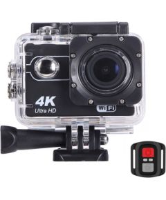 iWear   K1 Ultra HD 4K 16Mpix Wi-Fi Sport Camera with 2'' LCD Remote&8x Fixation Set Black Jaunumi - Datori