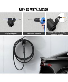 iLike   EV Charge EV2405 Type 2 EV Charging Cable Holder with Plug Dock Wall Bracket Jaunumi - Audio-Video