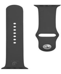 Tactical   Silicon Strap  Watch 1/2/3/4/5/6/7/SE 38/40/41mm Black Smart pūlksteņu aksesuāri