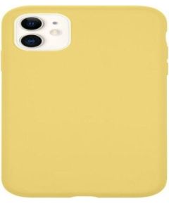 Tactical Apple  iPhone 11 Velvet Smoothie Cover Yellow Neoriģinālie Maciņi