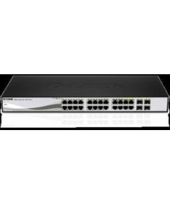 D-link   DGS-1210-20, Gigabit Smart Switch with 16 10/100/1000Base-T ports and 4 Gigabit MiniGBIC (SFP) ports, 802.3x Flow Control, 802.3ad Link Aggregation, 802.1Q VLAN, 802.1p Priority Queues, Port mirroring,, Jumbo Frame support, 802.1D STP, ACL, LLDP, Jaunumi - Datori