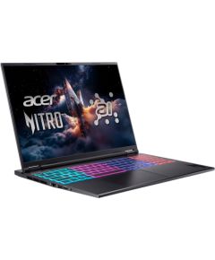Acer Nitro 16S AI (AN16S-61-R4NP) (black, AMD Ryzen AI 9 365, NVIDIA GeForce RTX 5060, 32 GB DDR5, 1 TB (1 TB SSD), Windows 11 Home) - German - DE Layout Portatīvie datori