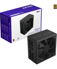 NZXT C850 GOLD CORE, PC power supply black, 1x 12-pin High Power GPU, 3x PCIe, cable management, 850 Watt Datoru barošanas bloki