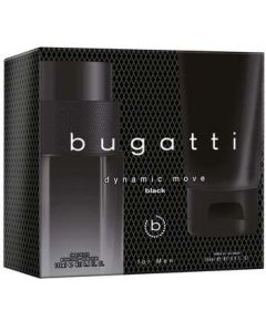 Bugatti Dynamic Move Black Dárková sada EDT 100 ml a sprchový gel 200 ml 100ml Парфюмерные наборы