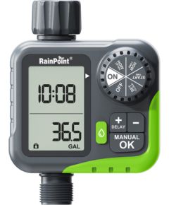 RainPoint ITV117 Irrigation Controller with Water Usage Limiter Jaunumi -Dārzam
