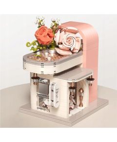 Jokomisiada Klocki Romantyczna sala ślubna z witryną + kwiaty i suknia 1047-ele ZA5739 Mašīnas un piederumi