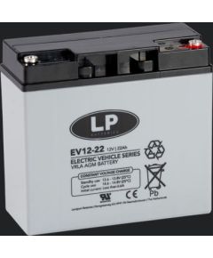 Yuasa 22Ah akumulators LANDPORT EV Ind/Garden 181x77x167mm-+ Akumulatori