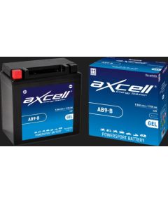 9.5Ah 115A Axcell GEL moto akumulators 135x75x139 Akumulatori