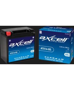 12.6Ah 200A Axcell GEL moto akumulators 150x87x145 Akumulatori