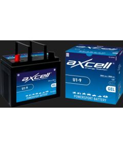 32Ah 400A Axcell Garden GEL akumulators 195x125x176+- Akumulatori