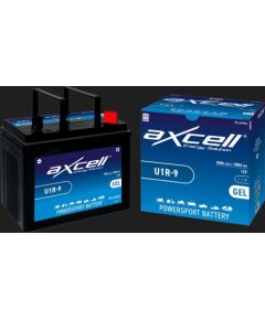 32Ah 400A Axcell Garden GEL akumulators 195x125x176-+ Akumulatori