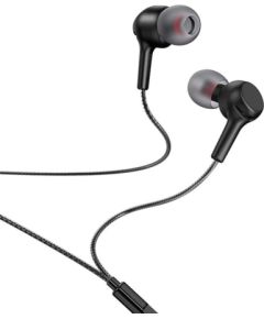Hoco   Wire earphones Jack 3,5 mm Hoco M78 black Наушники