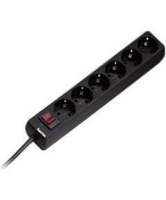 Hama, 1.4 m, 6 sockets, black - Power strip Strāvas pagarinātāji