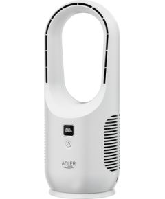 Adler Bladeless Rechargeable Fan AD 7343 Desk Fan White Diameter 14 cm Number of speeds 3 Вентиляторы