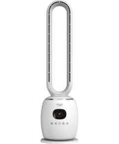 Adler Bladeless Fan AD 7344 Tower Fan White Diameter 23 cm Number of speeds 3 Oscillation 60 W Remote control Вентиляторы