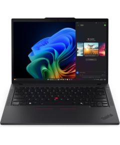 Lenovo ThinkPad T14 G6 Intel Black 14 " IPS WUXGA 1920 x 1200 pixels Anti-glare Intel Core Ultra 7 258V 32 GB Soldered LPDDR5X Solid-state drive capacity 512 GB Intel Arc Graphics 140V Windows 11 Pro 802.11be Bluetooth version 5.4 5G Upgradable Keyboard l Portatīvie datori