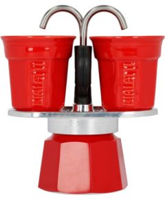 Bialetti Mini Express coffee machine red 2tz + 2 cups Чайники (со свистком)