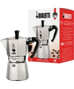 Bialetti Moka Express Moka pot 0.55 L Black, Silver Чайники (со свистком)