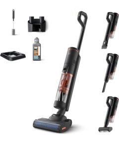 Philips 6000 series XW6264/11 stick vacuum/electric broom Battery Dry&wet Cyclonic Bagless Grey Putekļu sūcēji