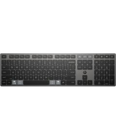 HP 725 Wireless Keyboard - Multi-Device, Dual-Mode, Programmable, Rechargeable - Nightfall Black, spill resistant - ENG Клавиатуры