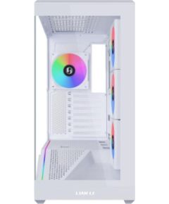 Case LIAN LI ATX micro ATX Mini-ITX EATX White Midi Tower PC G99.V100RW.01 Datoru korpusi