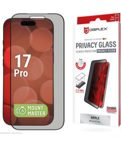 Apple iPhone 17 Pro Privacy Screen Glass Full Cover MM By Displex Black Защитная пленка для экрана
