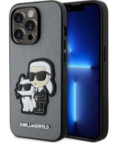 Karl Lagerfeld KLHCP14LSANKCPG Aizmugurējais Apvalks Priekš Apple iPhone 14 Pro Neoriģinālie Maciņi