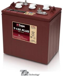 Dziļizlādes akumulators Trojan Deep Cycle 6 V, 195Ah (c5), 240Ah (c20), 266Ah (c100), 262x181x281 0/ELPT Akumulatori