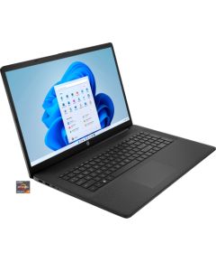 HP 17-cp3280ng (black, AMD Ryzen 7 7730U, AMD Radeon Graphics, 16 GB DDR4, 512 GB (512 GB SSD), Windows 11 Home) - DE Layout Portatīvie datori