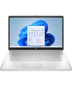 HP 17-cp2007ny Ryzen 5 7520U 17.3"FHD IPS 250nits AG 8GB DDR4 SSD512 Radeon 610M Win11 Natural Silver 2Y Portatīvie datori