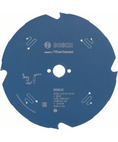 Griešanas disks šķiedru cementam Bosch Expert for Fiber Cement; 190x2,2x20,0 mm; Z4; 10° Zāģripas