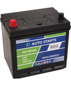 AUTO STARTS HIGH POWER JIS 12V 68Ah, 520A (EN) 232x173x225 1/1 EAN4751039330816 Akumulatori