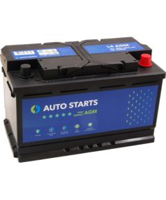 AUTO STARTS HIGH ENERGY AGM 12V 80Ah, 800A (EN) 315x175x190 0/1 EAN4751039330731 Akumulatori