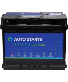 AUTO STARTS HIGH ENERGY AGM 12V 60Ah, 680A (EN) 242x175x190 0/1 EAN4751039330151 Akumulatori