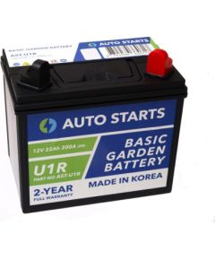AUTO STARTS BASIC GARDEN BATTERY U1R 12V 22Ah (c20) 200A (EN) 197x130x158/185 0/1 EAN4751039330717 Akumulatori