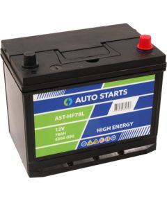 AUTO STARTS HIGH POWER JIS 12V 78Ah, 630A (EN)  260x173x225 0/1 EAN4751039330793 Akumulatori