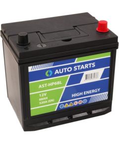 AUTO STARTS HIGH POWER JIS 12V 68Ah, 520A (EN) 232x173x225 0/1 EAN4751039330786 Akumulatori