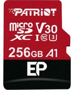 Patriot EP Series 256GB MICRO SDXC V30, up to 100MB/s