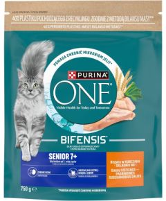 Purina ONE 7+ Bogata w Kurczaka i Pełne Ziarna 750g Kaķu sausā barība
