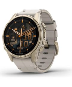 Garmin Fenix 8 3.3 cm (1.3") AMOLED 43 mm Digital 416 x 416 pixels Touchscreen Gold Wi-Fi GPS (satellite) Smart-Watch Умные часы