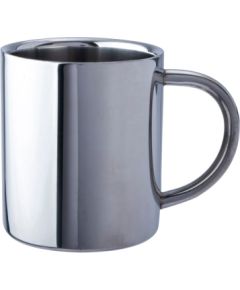 Dubultsienu nerūsējošā tērauda krūze Basic Nature DeLuxe Galda piederumi