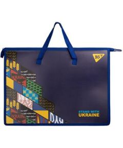 Portfeļu mape YES A3 "Stands ar Ukrainu" ar auduma rokturiem Папки документов