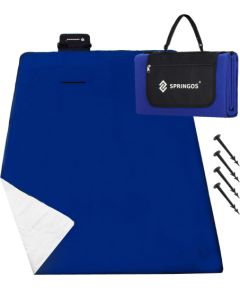 Pludmales piknika sega Springos PM039, 200x200 cm Paklājiņi