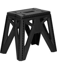 Многофункциональный складной табурет, платформа, высокая ступенька Springos HA7487. 33,5 см до 150 кг черный Кухонные стулья